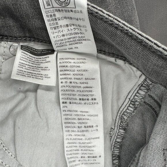 Levi's Jeans Women's Size 28 Gray 721 High Rise Skinny Jeans - Picture 10 of 12